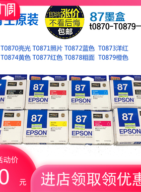 爱普生R1900墨盒R800 R1800 R2400 R2880打印机 T0870-T0879墨盒