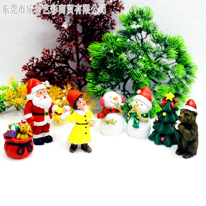 圣诞老人摆件雪人圣诞树装饰品小孩棕熊礼物袋微景DIY盆景鱼缸饰,畜牧/养殖物资,畜牧/养殖器械,淘宝优惠券,粉丝福利购,淘宝优惠卷
