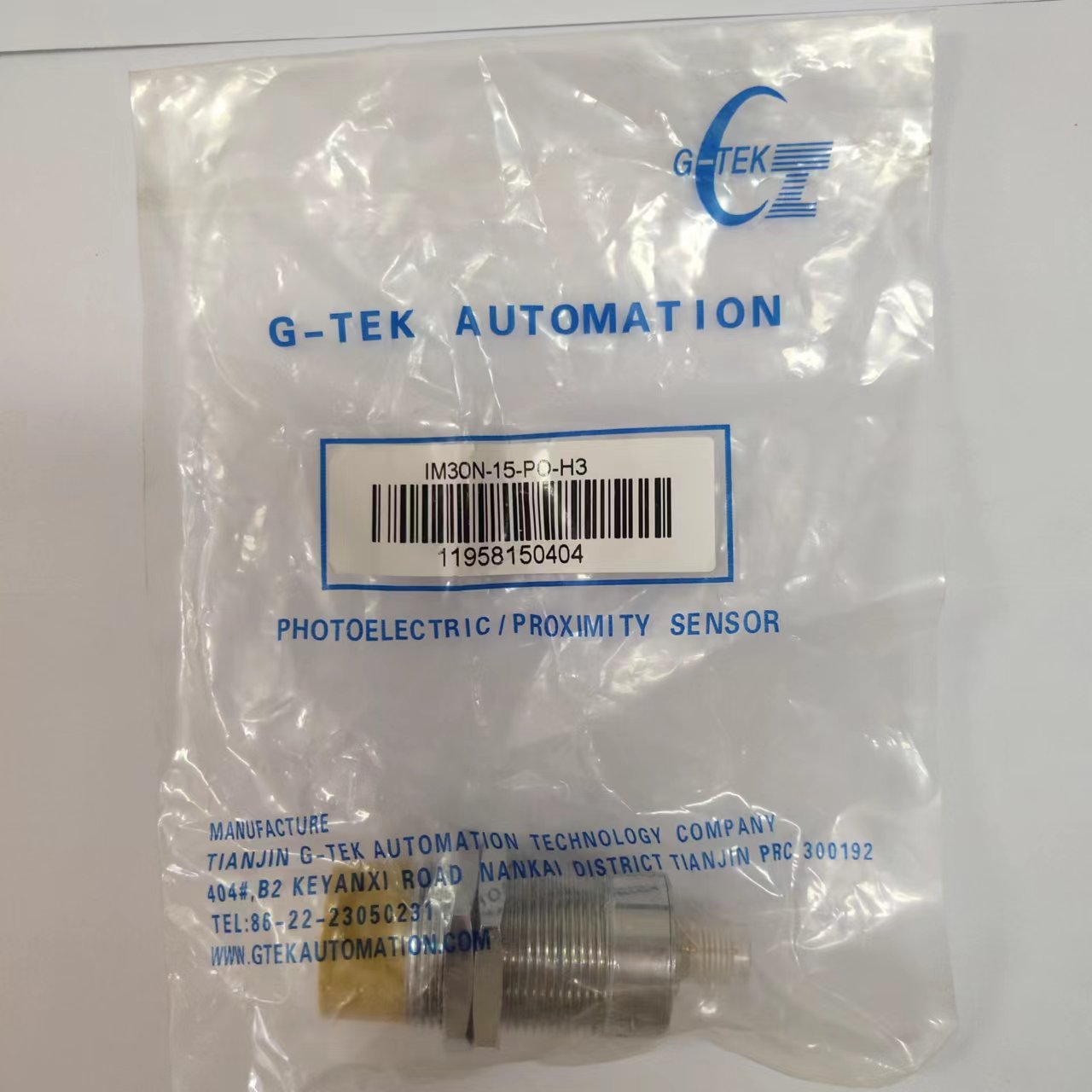 【工控数码】G-TEX 全新原装正品 接近开关 IM30N-15-PO-H3议价