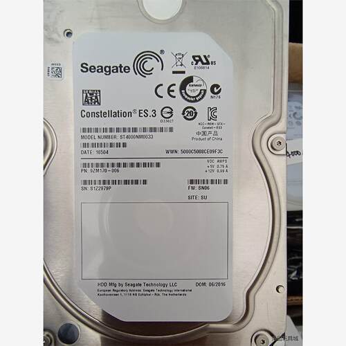 全新二手联想备件库存4t硬盘 st4000nm0033议价商品