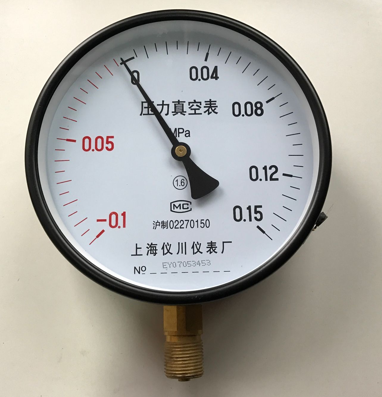 压力真空表盘直径向立式