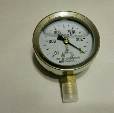 ZN-60 YN-60 -0.1-0MPA 雷尔达耐震真空表，真空耐震表