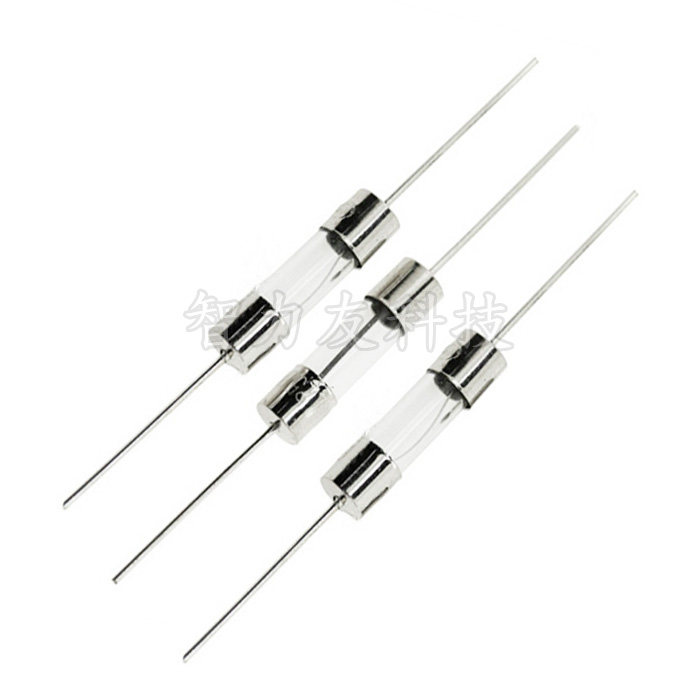 5*20mm 2A 250V 带引脚玻璃保险管 带引线保险丝 5X20 F2AL250V