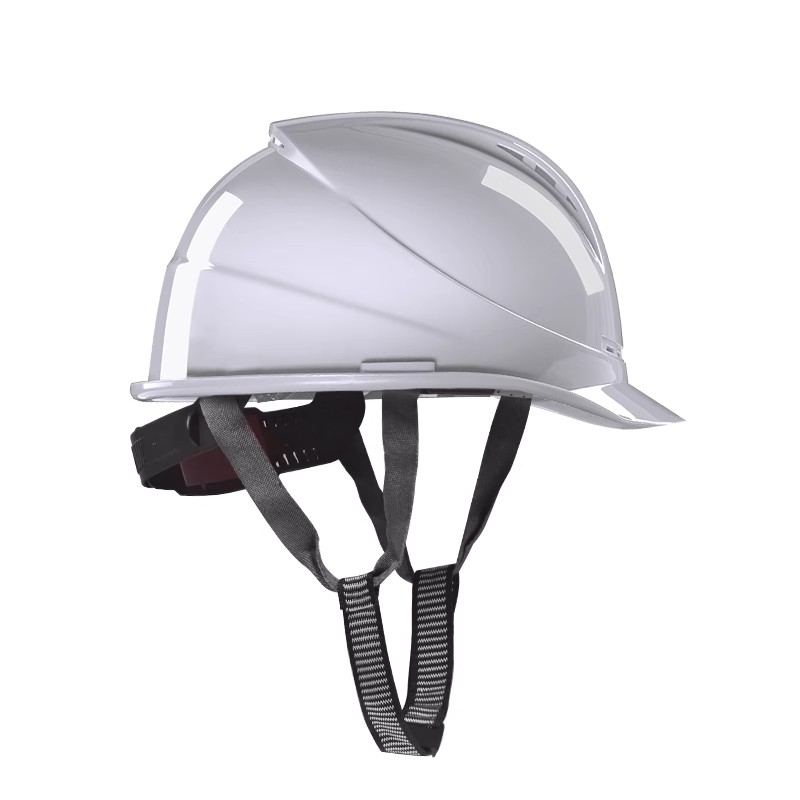 白色工程安全帽工地国标加厚男生产工作帽ABS头盔劳保可印字定制