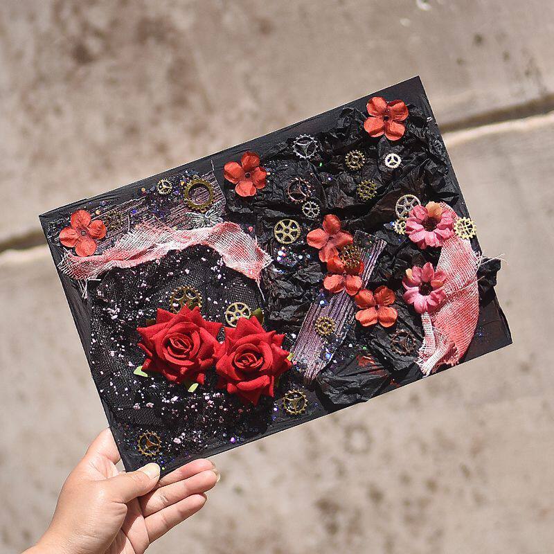 痛包懒人扎板道具扎材料包配饰套装扎板背景纸装饰痛板装饰diy