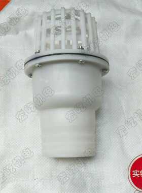 PVC水管底阀32 40 50 63 75 90 110 160抽水泵花篮底阀 塑料管件