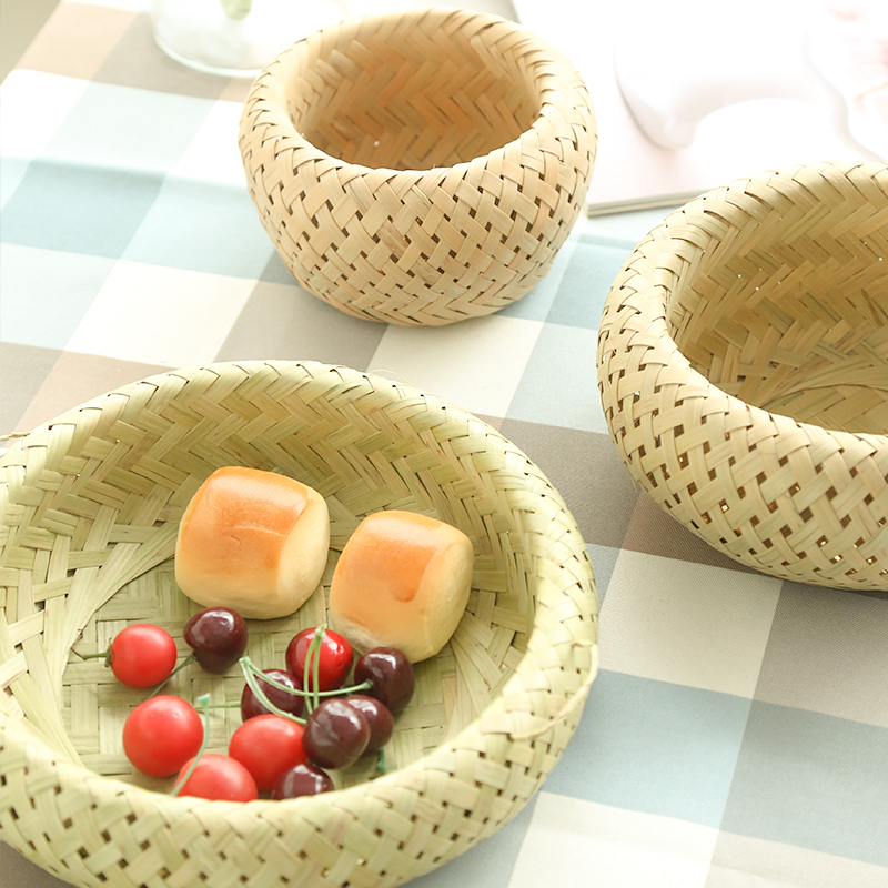 竹筐手工家用编制品厨房