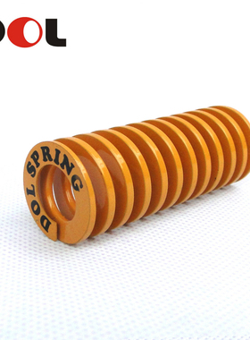 DOL Spring较小轻型载黄色弹簧DF12*6*15,20---300mm模具机械弹件