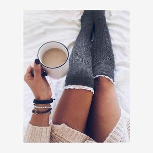 Knee Socks winter stockings чулки 冬季 过膝袜长筒袜