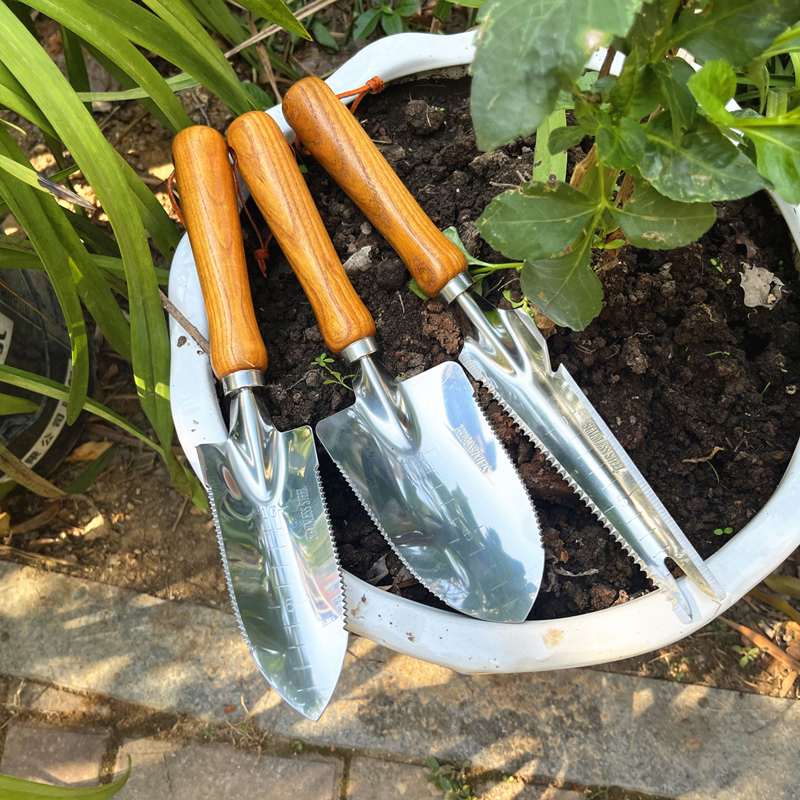 不锈钢铲种花园林工具盆