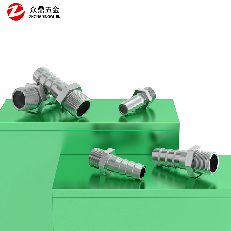 不锈钢六角宝塔接头皮管