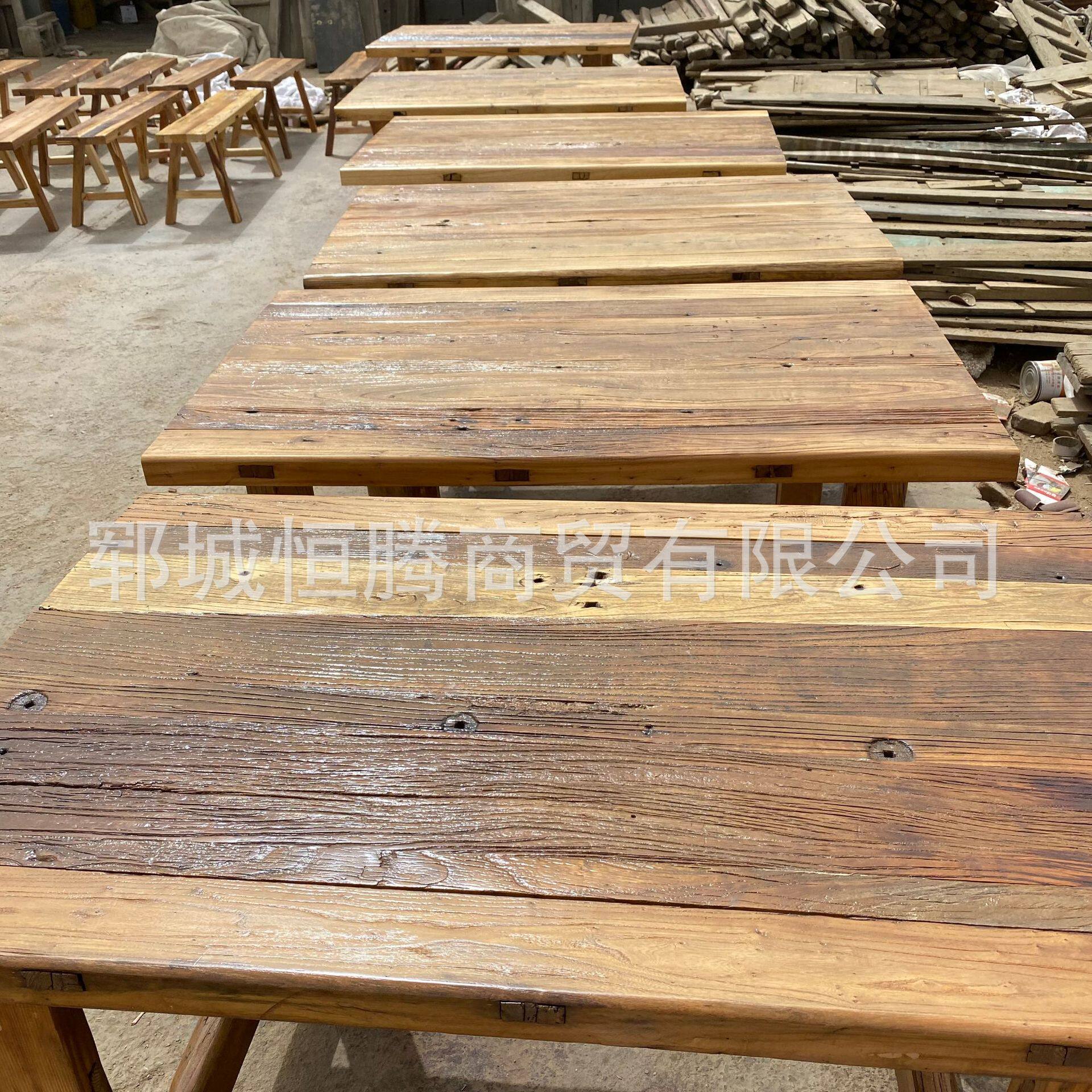 老榆木板材风化老榆木门板老榆木茶桌面老榆木家具