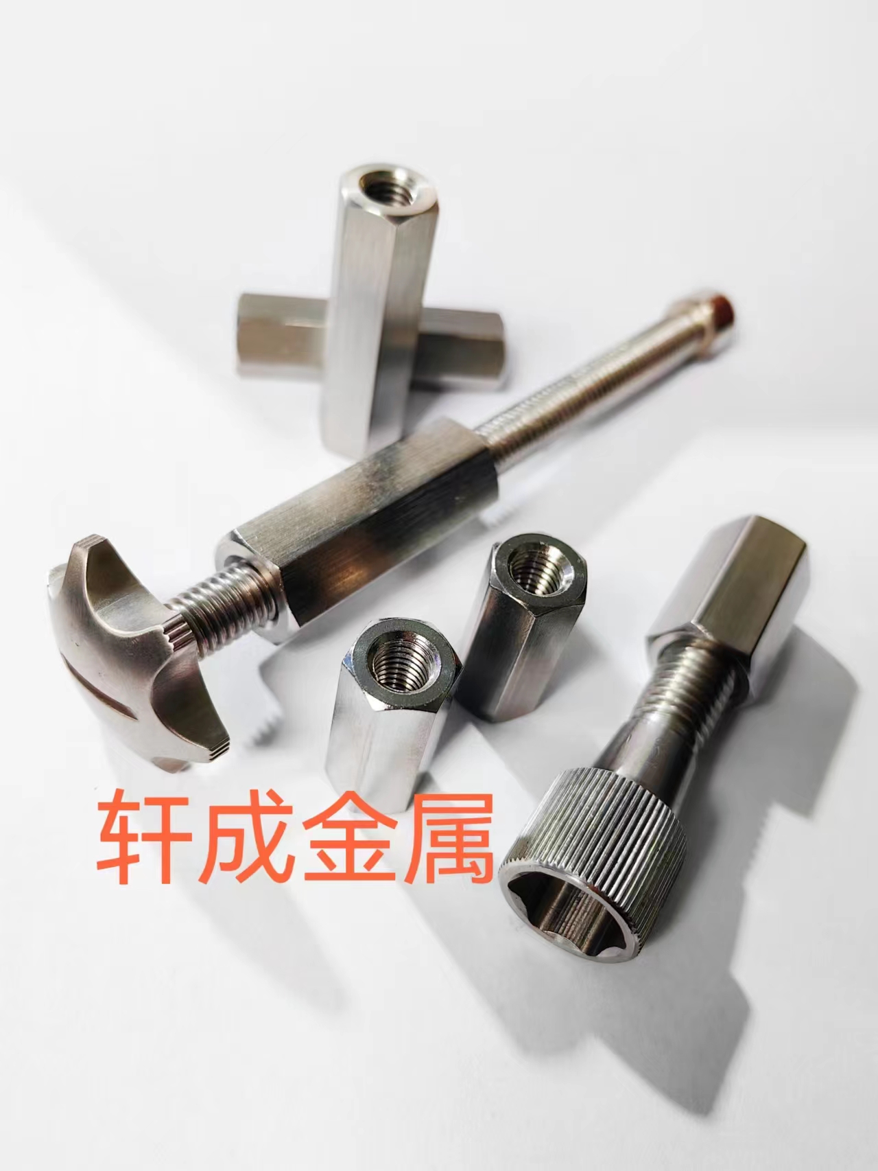 不锈钢连接螺母丝杆加长