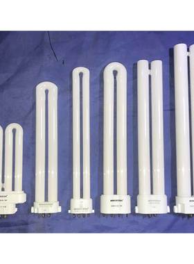 /原装明可达护眼灯管mt001y台灯管11w13瓦18w25w4000k方四针u型9w