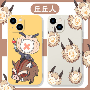 丘丘人手机壳苹果13适用华为mate40pro原神iphone12promax联名30v