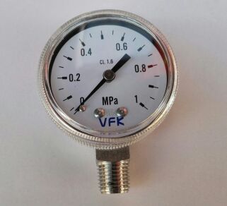 定制旋盖式不锈钢压力表