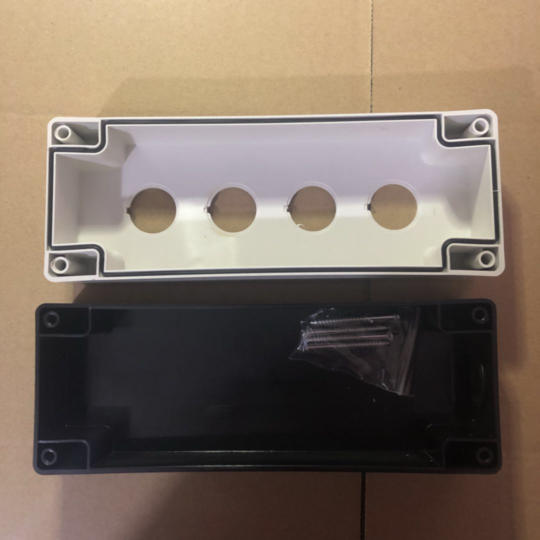 国产型按钮盒四孔防水塑