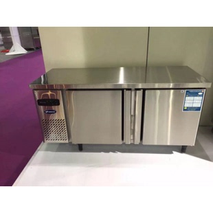银都奶茶店设备全套水吧台不锈钢操作台冷冻柜商用冷藏工作台冰柜