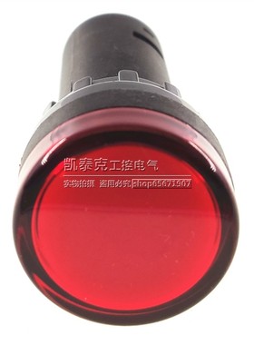 原装正品上海天逸22MM闪光灯 AD17-22SG 48V110V220VDC 红色