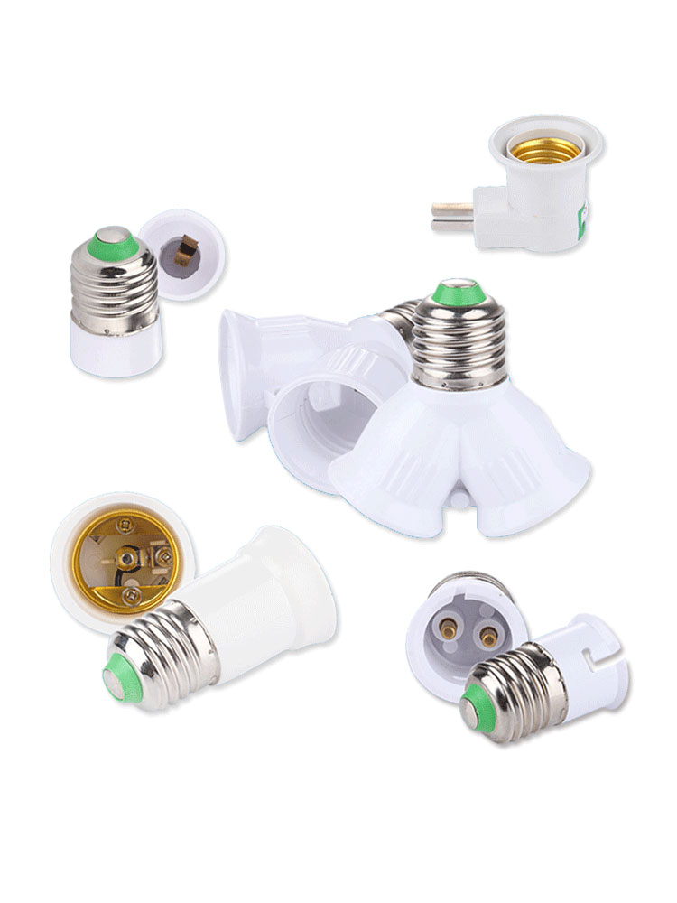 e27加长灯头e27转e14转换延长螺口E27转B22GU10G9G24e14转e27灯座