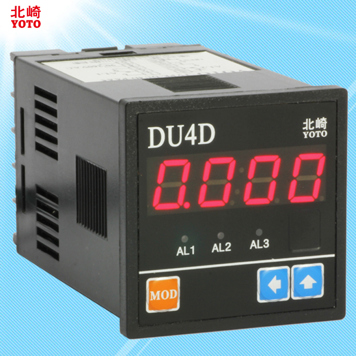 YOTO北崎DU4D-AV/DV/AA/DA智能数显真有效值交流直流电压表电流表