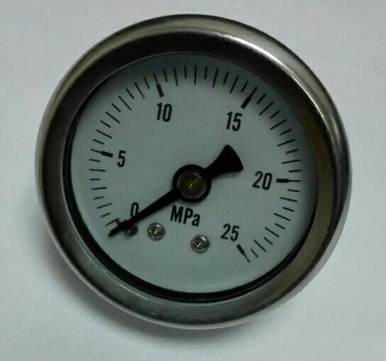 轴向高压力表充油液抗震