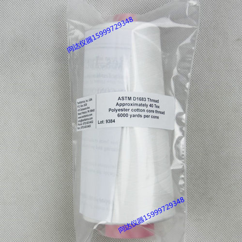 AATCC缝纫线40tex Testfabrics ASTM D1683接缝滑移缝纫线