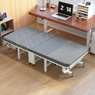 午休多功能单人折叠床折叠办公室神器单人床成人午睡简易便携陪护