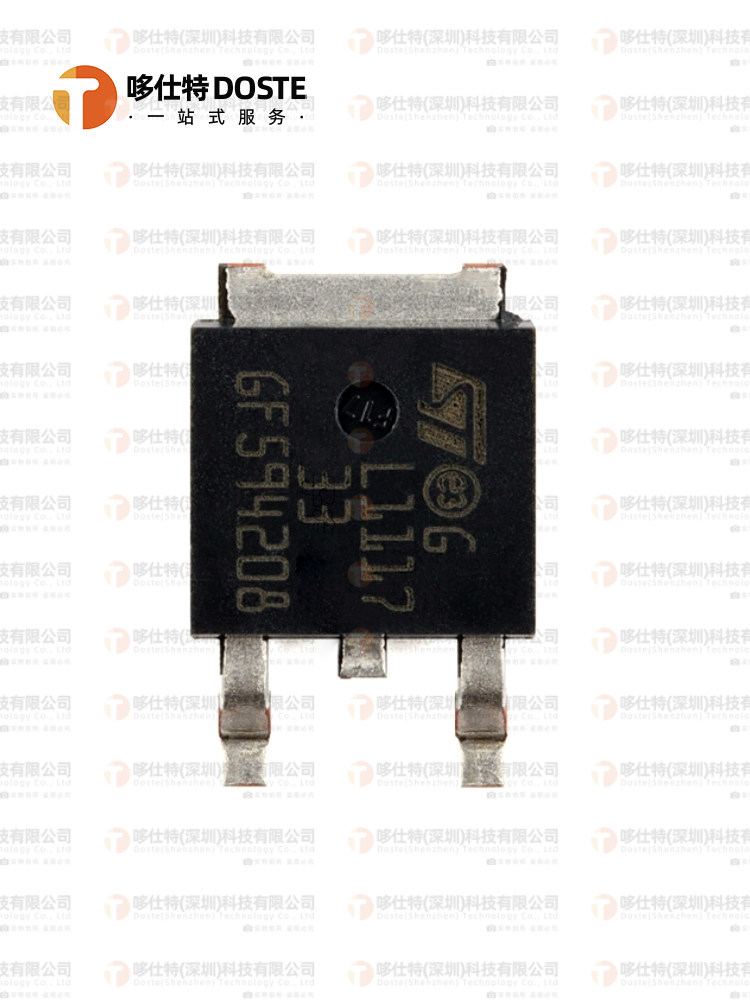 全新原装LD1117DT33TR低压差稳压器电源管理 IC TO-252-3封装