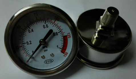 轴向带支架不锈钢无油压