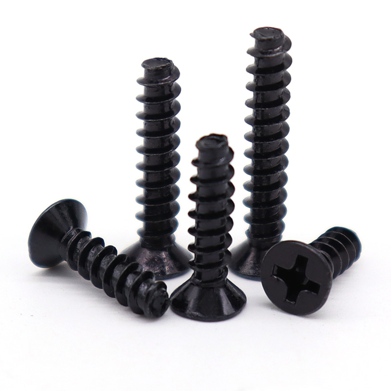 黑色沉头平尾自攻螺丝钉