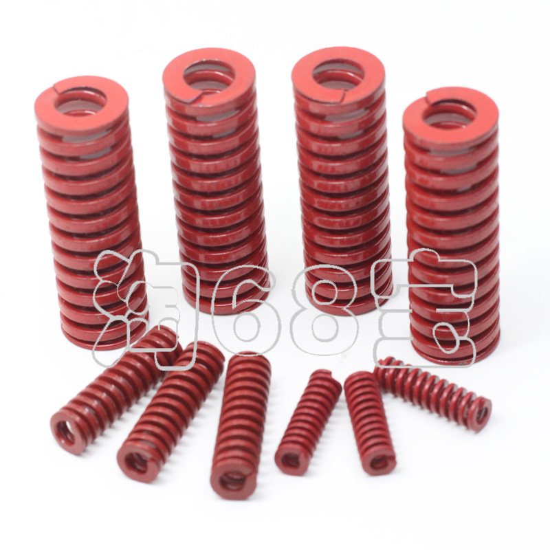 优质模具中荷重红色弹簧