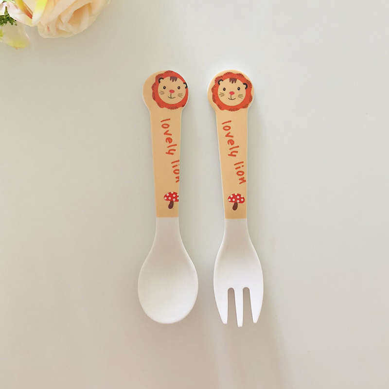 竹纤维餐具宝宝叉勺套装环保健康可爱幼儿园儿童辅食勺子婴儿叉,婴童用品,儿童餐具,淘宝优惠券,粉丝福利购,淘宝优惠卷