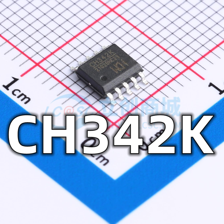 全新原装 CH342K 封装ESSOP-10 2.0USB转双串口IC芯片 现货供应
