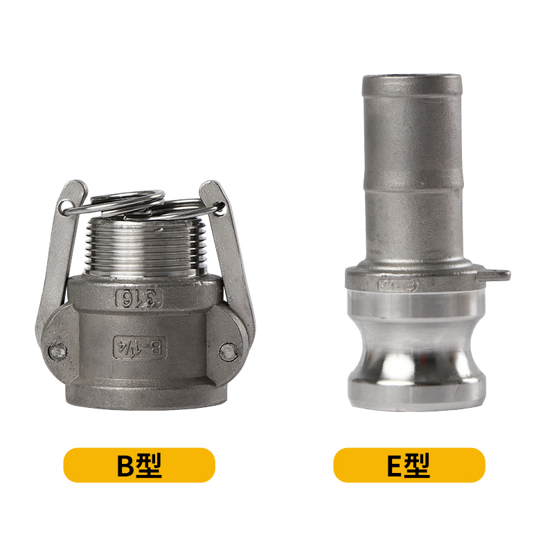 不锈钢扳把式快速接头型