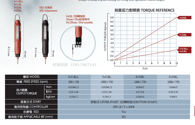 包邮原装台湾技友电批CONOS无刷电批ConosF-33BL原装正品电批