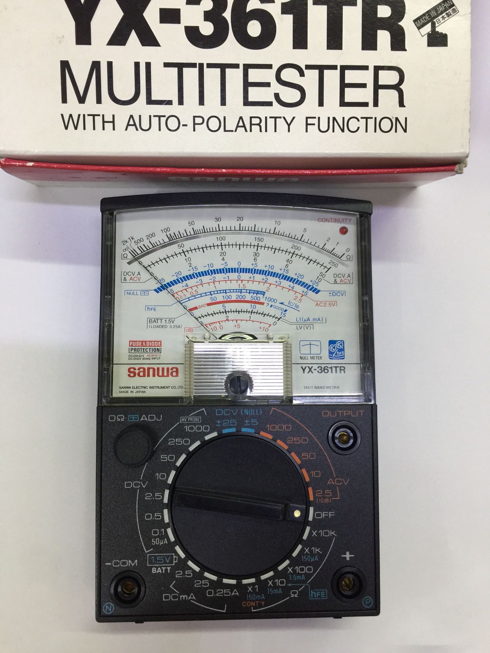 日本三和指针式万用表宽