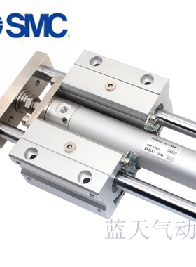 全新SMC原装MGGMF25-125 滑动轴承导杆气缸 MGGMF25-150导杆气缸