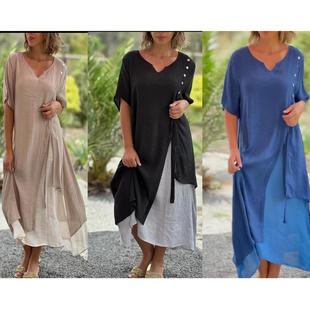 Summer African Cotton Lace Dresses Women Dress Clothes Slip