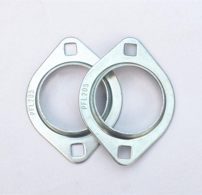 钢板冲压菱形轴承座/外球面轴承支座/PFL203/204/205/206/207/208