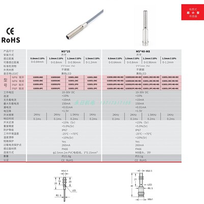 洛施达超微小型电感式接