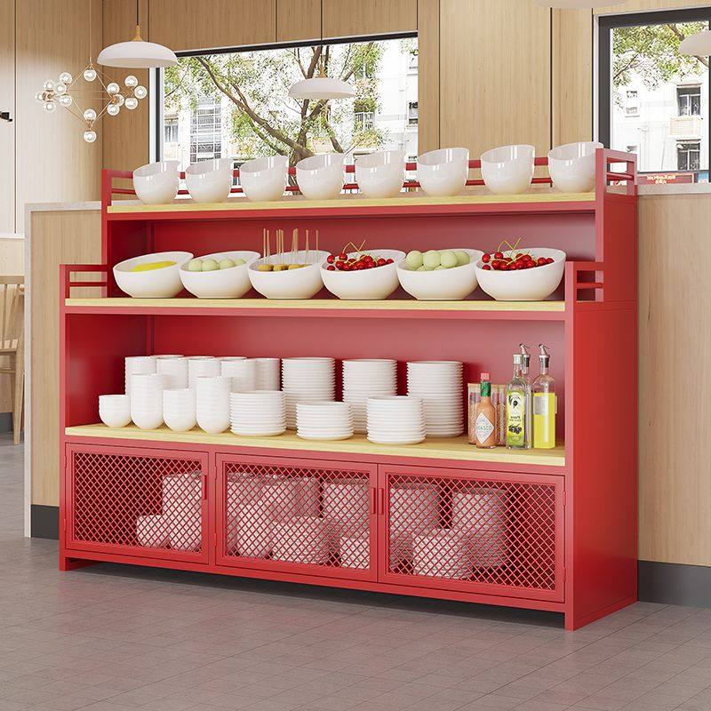 烤肉店自助调料台蘸料台火锅店小料餐厅串串香酱料台水果凉菜摆台