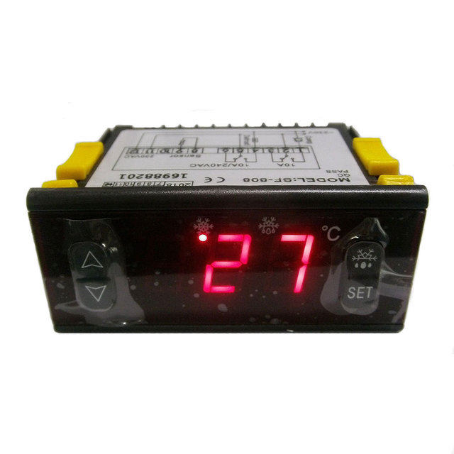 尚方温控器SF-808冰箱冷库温控仪制冷定时化霜智能温度控制器