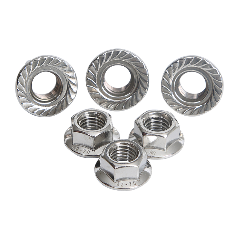 法兰螺母不锈钢六角防松