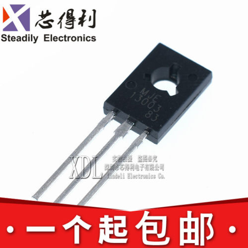 三极管 MJE13003 13003 开关管 全新 TO-126