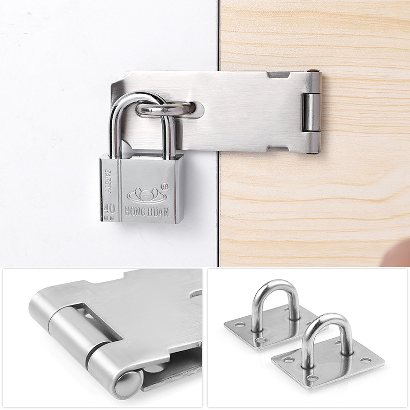 不锈钢老式门锁扣搭柜直