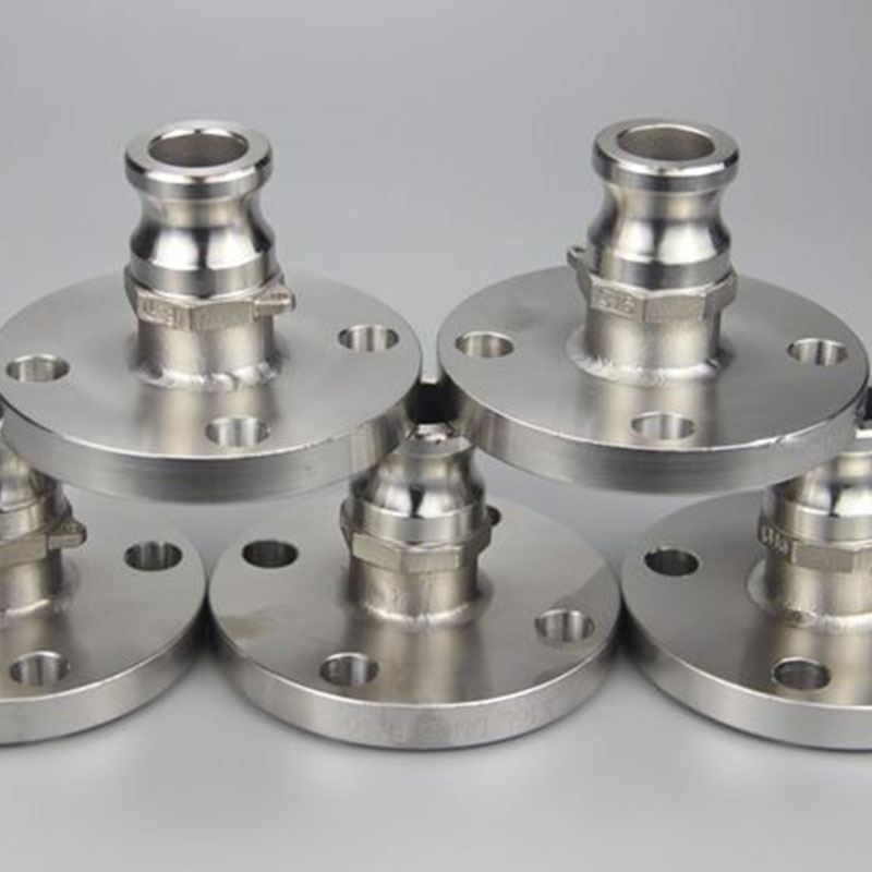 不锈钢扳把型阳端带法兰