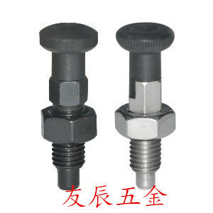 ZAE51-M10/M12/M16 ZAE56/ZAE61/ZAE66分度销 自锁型细牙螺纹旋钮