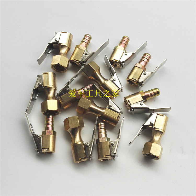 精品轮胎夹头式打气全铜