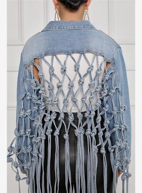 Plus size denim jacket for women coat jeans jackets 2022 new